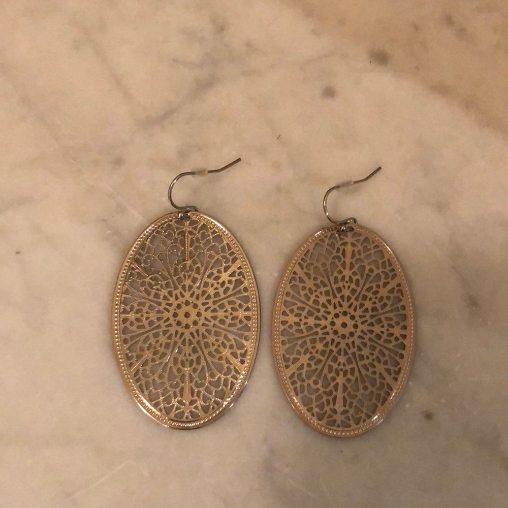 Silver earrings